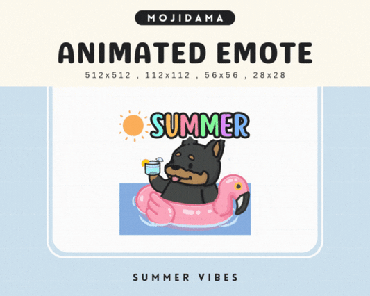Doberman Summer Vibes Emotes