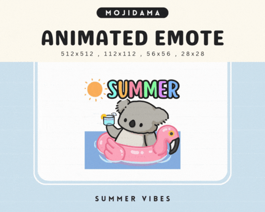 Koala Summer Vibes Emotes
