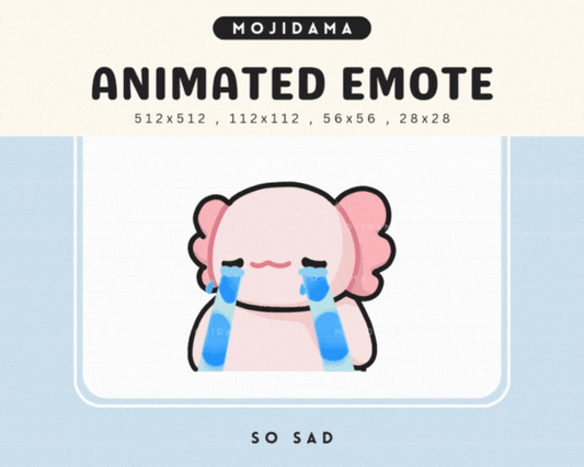 Axolotl So Sad Emotes
