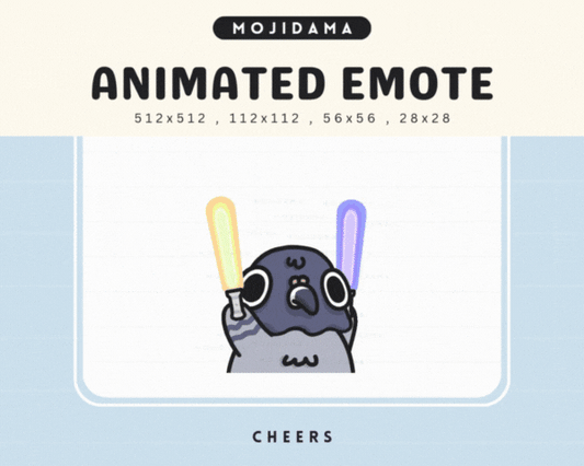 Pigeon Cheers Emotes