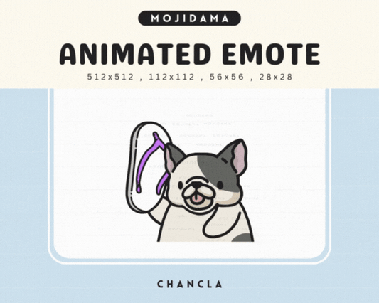 French Bulldog Chancla Emotes