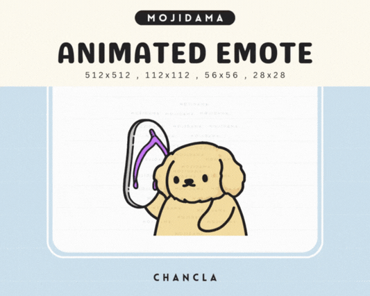 Golden Retriever Chancla Emotes