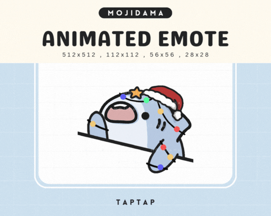 Christmas Shark Tap Tap Emotes