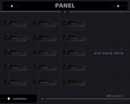 Skull Animation Stream Pack: Spooky Animated Overlay (Digital Download)