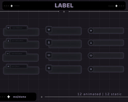 Skull Animation Stream Pack: Spooky Animated Overlay (Digital Download)
