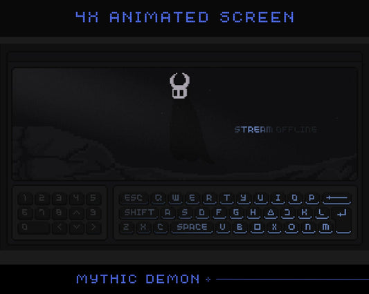 Ghost Twitch Screen Animation | Dark Halloween Demon Stream Screens Devil Animated Spooky Streaming Overlay Cute Retro Pixel Art Overlays