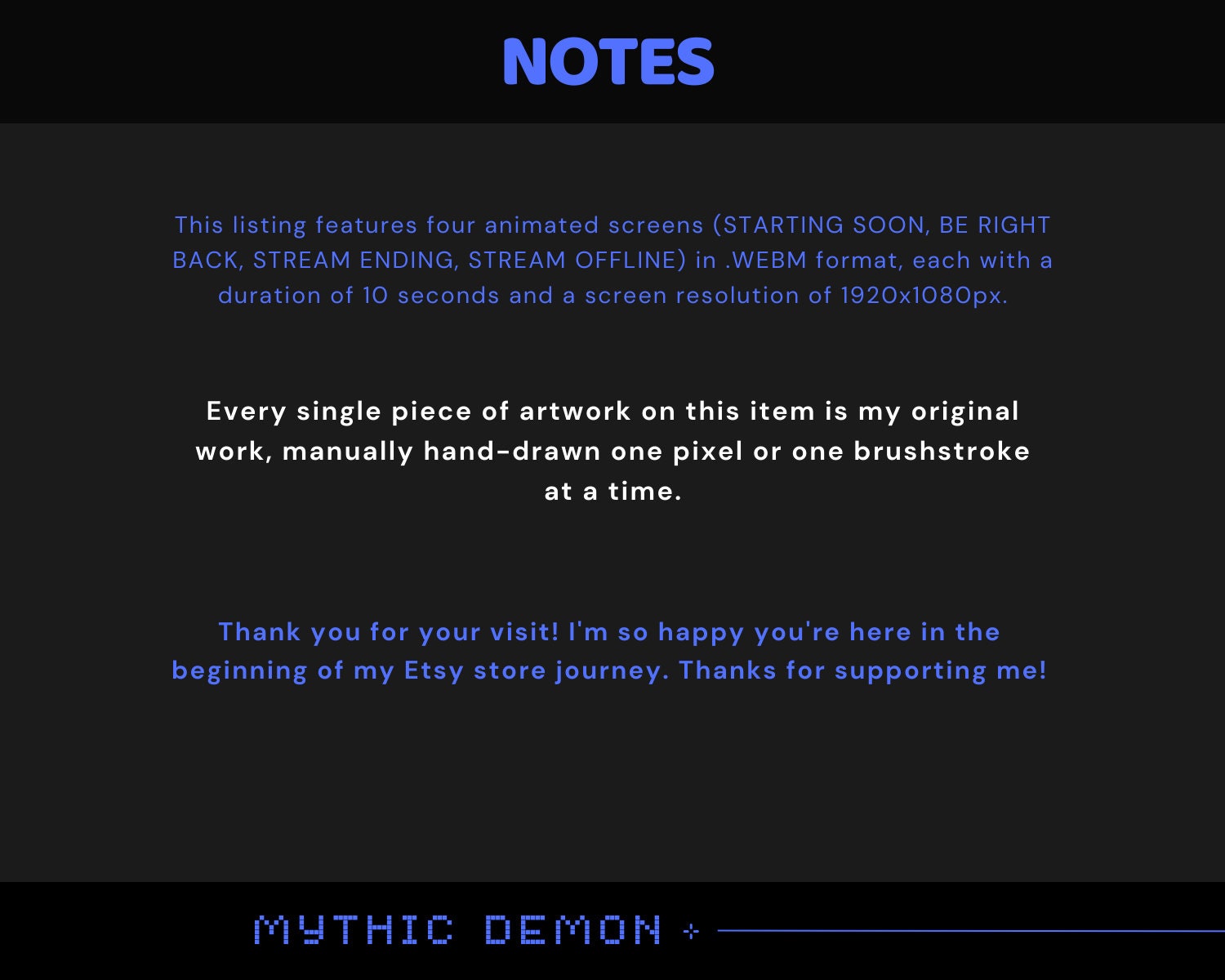 Ghost Twitch Screen Animation | Dark Halloween Demon Stream Screens Devil Animated Spooky Streaming Overlay Cute Retro Pixel Art Overlays