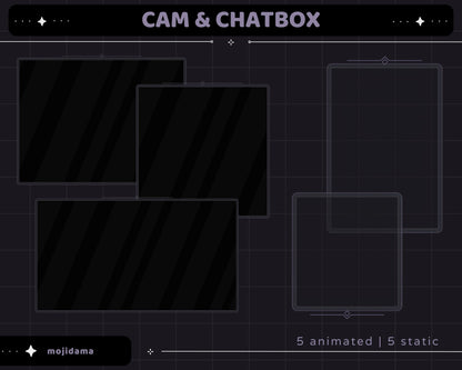 Skull Animation Stream Pack: Spooky Animated Overlay (Digital Download)