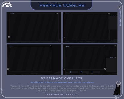 Halloween Stream Animation Overlay Animated Ghost Twitch Streaming Full Package Dark Aesthetic Lofi Streamer Pack Cozy Bundle Spooky Demon