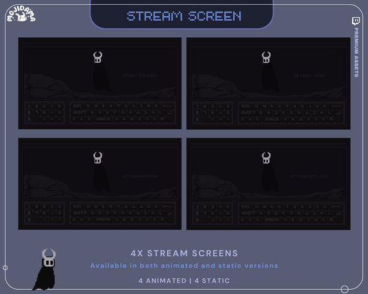 Halloween Stream Animation Overlay Animated Ghost Twitch Streaming Full Package Dark Aesthetic Lofi Streamer Pack Cozy Bundle Spooky Demon