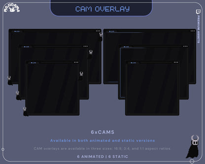 Halloween Stream Animation Overlay Animated Ghost Twitch Streaming Full Package Dark Aesthetic Lofi Streamer Pack Cozy Bundle Spooky Demon