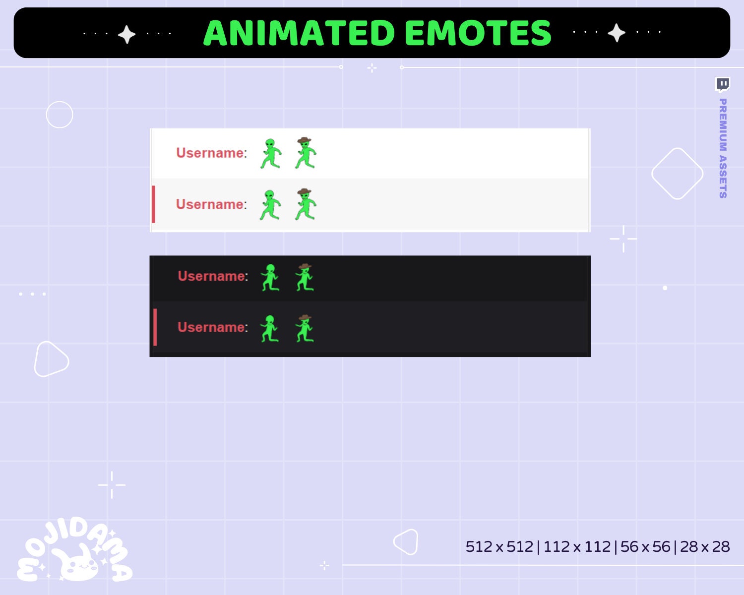 Dancing Alien Twitch Emotes Animation Funny Aliens Meme Stream Animated Cute Happy Cat Animal Dance Emote Sub Gg Yes Sad Twitch Kick Pack