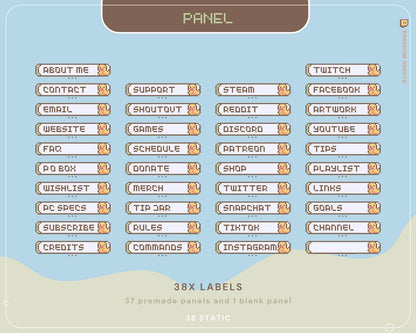 Animation Stream Pack Overlay Lofi Twitch Animated Full Streaming Package Farming Game Duck Cow Cat Cozy Aesthetic Vtubber Bundle Chatting