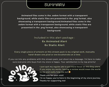 Ghost Halloween Animated Twitch Alerts: Spooky Y2K Stream Overlay (Digital Download)