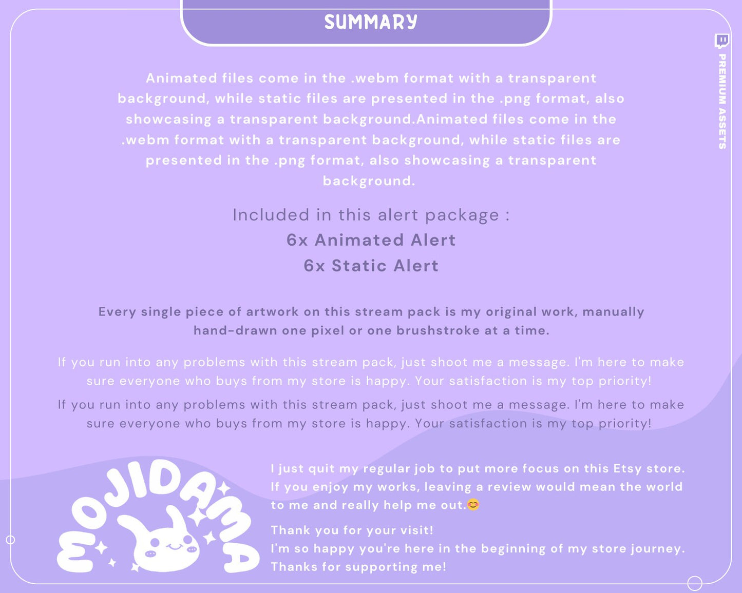 Bunny Boo Animated Twitch Alerts: Spooky Ghost Bunny (Digital Download)