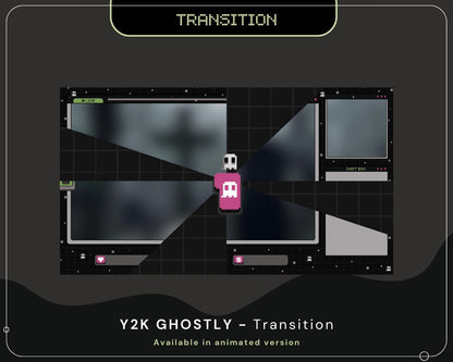 Halloween Ghost Stinger Transition: Y2K Stream Animation (Digital Download)