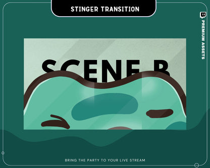 Not just your ordinary transition screen – our Frog Twitch Stinger Transition is a green, toadally unique addition to your stream overlays.