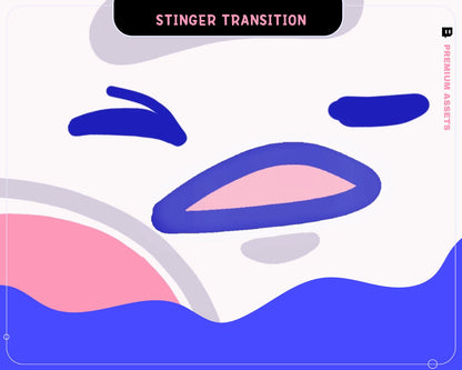 Bunny Twitch Stinger Transition: Animated Stream Overlay (Digital Download)