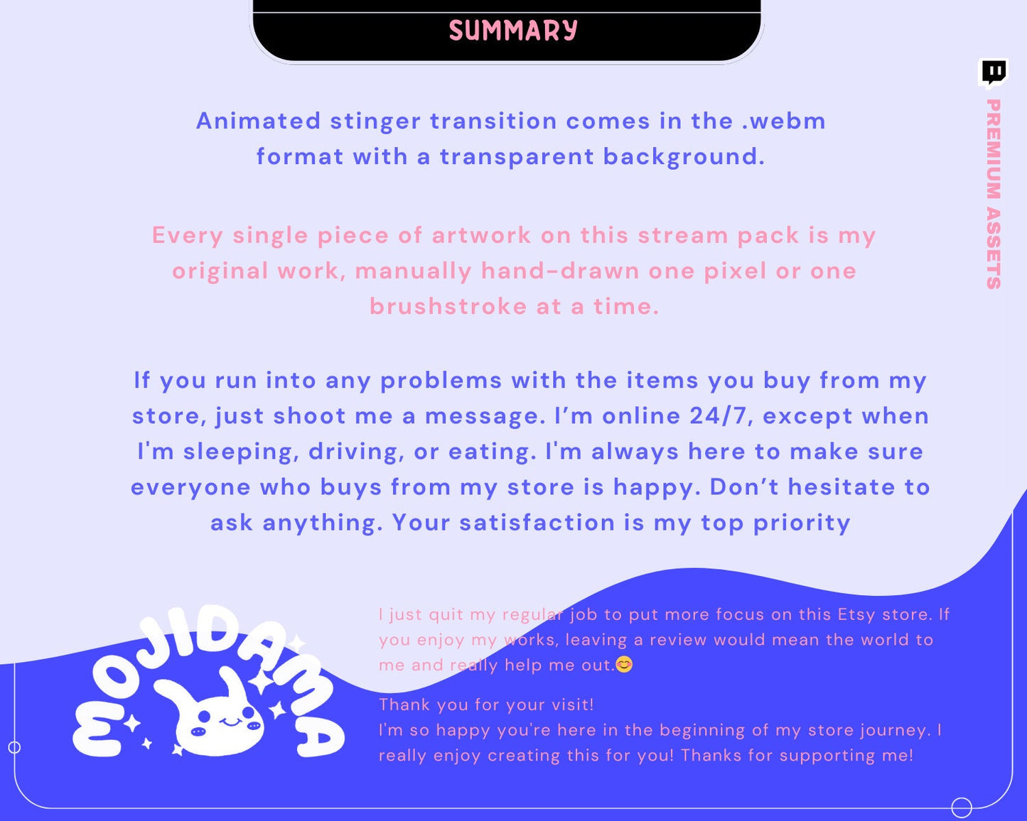Bunny Twitch Stinger Transition: Animated Stream Overlay (Digital Download)