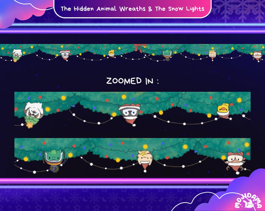 Illuminate your Twitch stream with the vibrant glow of Twitch Christmas Neon Light, adding a neon touch to your holiday theme.