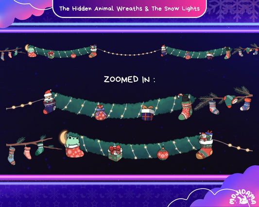 Warm up your Twitch channel with the cozy embrace of delightful Christmas animations, creating an inviting atmosphere that resonates with the season.