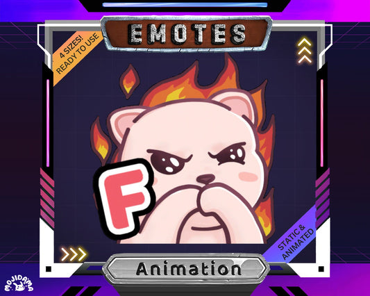 Animated Cat Emotes: Funny Twitch Kitty Emoji (Digital Download)