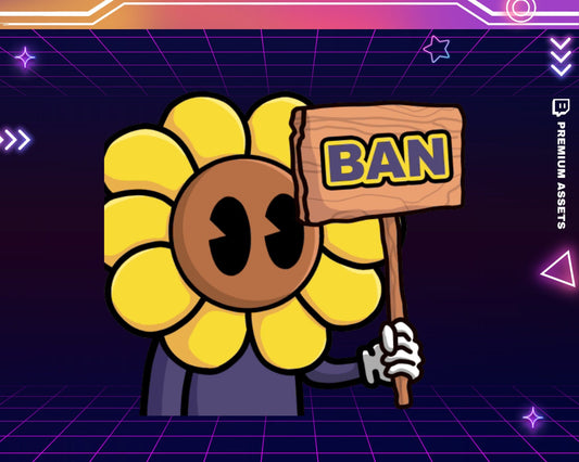Ban Emotes Stream Animation Twitch Cute Cat Flower Rose Lily High Funny Dancing Animated Emote Funny Streaming Youtube Kick Discord Vtuber