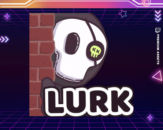 Lurk Twitch Ghost Emotes Animation Stream Cute Funny Dancing Animated Emote Streaming Youtube Kick Discord Vtuber Streamlabs Just Chatting