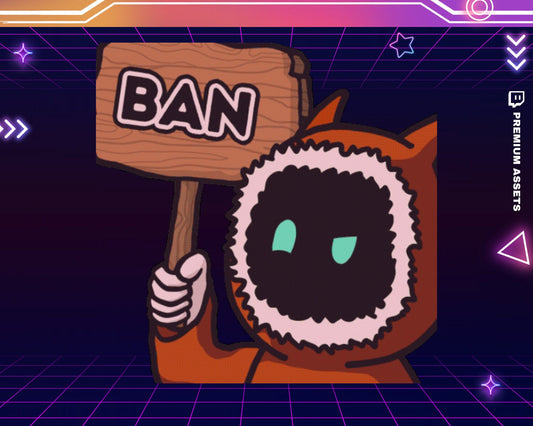 Ban Ghost Animated Twitch Emotes: Cat Bunny Streaming Graphics (Digital Download))