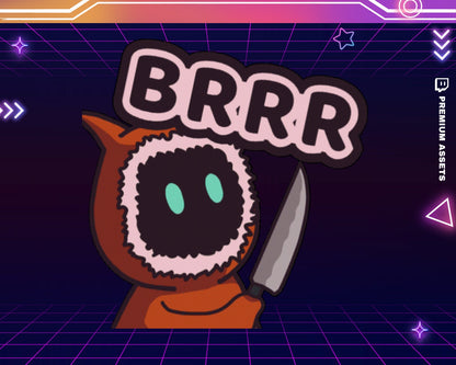 Brrr Twitch Emotes Ghost Animation Stream Shadow Ghost Spooky Halloween Cute Funny Dancing Animated Streaming Youtube Kick Discord Vtuber