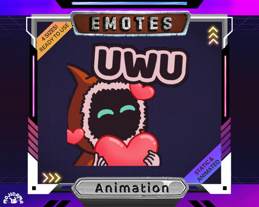 Uwu Twitch Emotes Ghost Animation Stream Cute Cat Spooky Halloween Funny Dancing Animated Streaming Youtube Kick Discord Vtuber Streamlabs