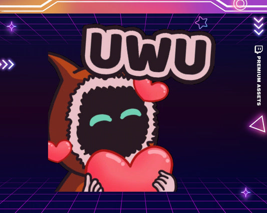 Uwu Twitch Emotes Ghost Animation Stream Cute Cat Spooky Halloween Funny Dancing Animated Streaming Youtube Kick Discord Vtuber Streamlabs