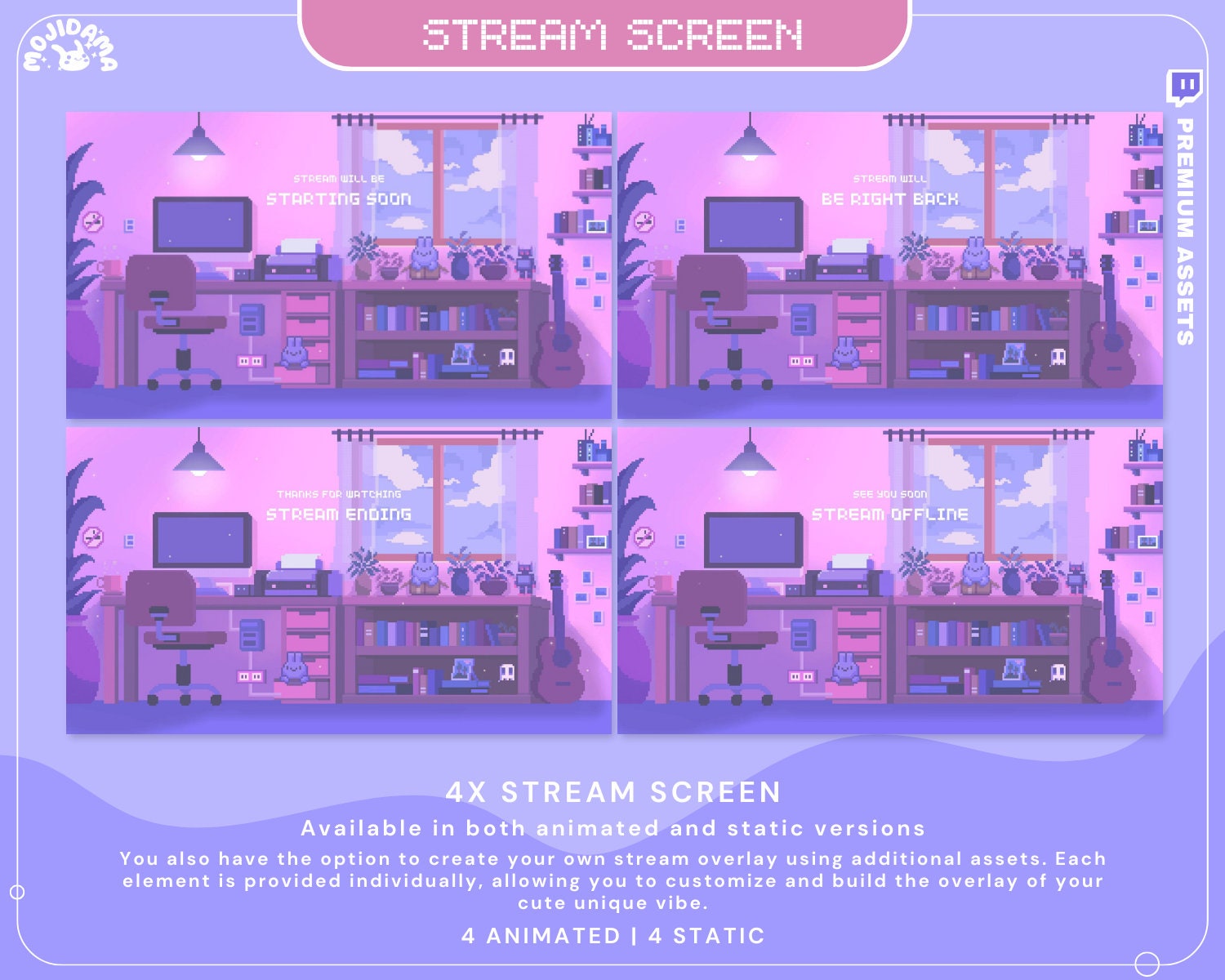 Bring charm to your channel with a bunny stream animation, captivating your audience with adorable antics.
