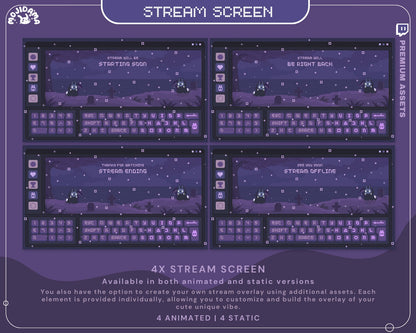 Enhance your streaming setup with our Full Package of bunny and ghost animations for a unique and cozy vibe.