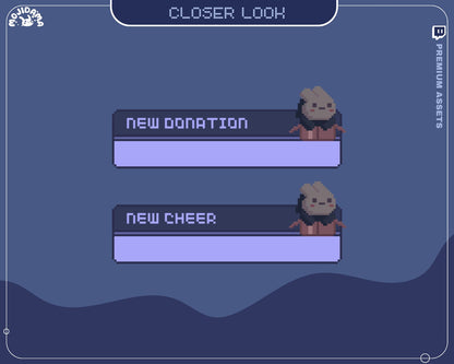 Bunny Twitch Alert Animation: Ghost Halloween Stream Overlay (Digital Download)