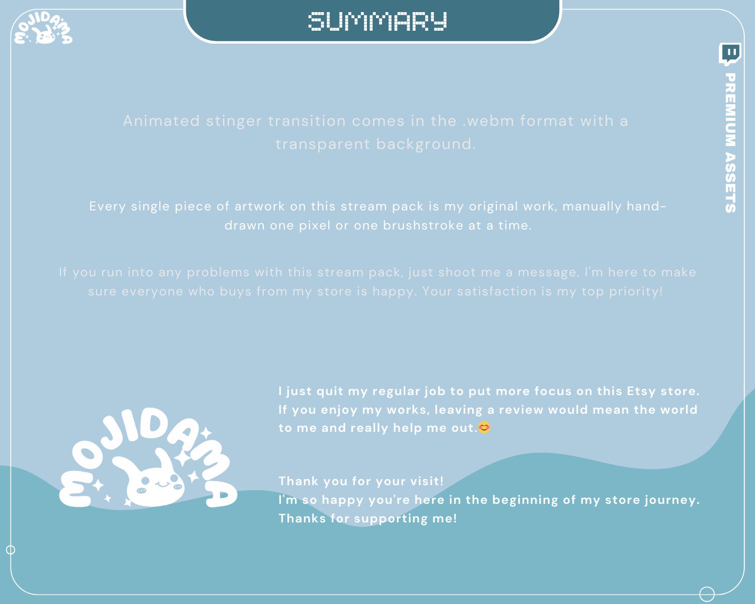 Cute Frog Twitch Transition Stinger Green Animation Cat Overlay OBS Studio Streamlabs Animated Change Switch Screens Green Scenes Youtube