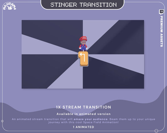 Skull Ghost Animated Stream Stinger Transition - OBS Studio, Streamlabs (WebM)