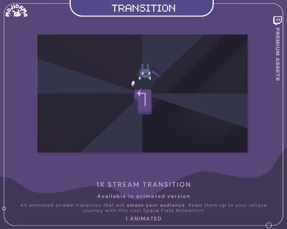 This Full Package includes bunny and ghost animations that are perfect for a dark and cute themed stream.