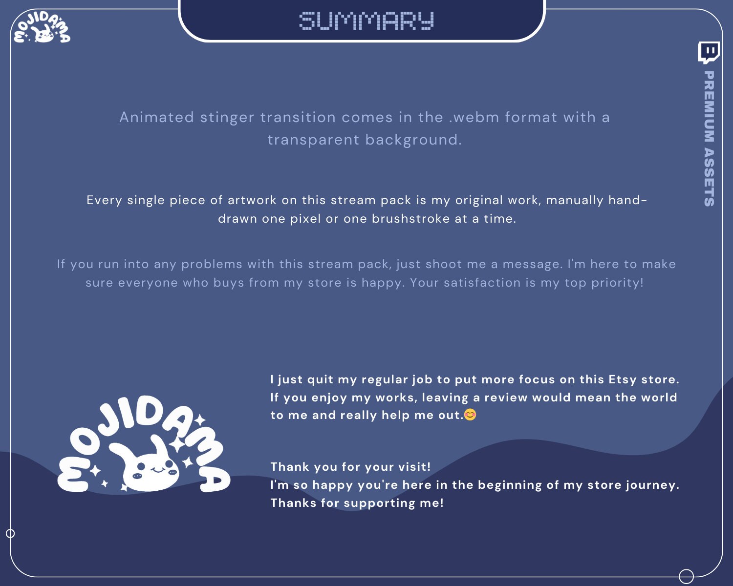 Halloween Frog Stream Transition: Animated Twitch Stinger (Digital Download)