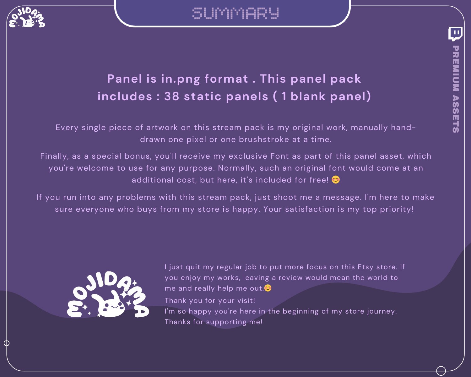 Purple Bunny Stream Panel Purple Ghost Twitch Lofi Aesthetic Funny Cozy Room Panels Overlay Obs Streamlabs Chatting Vtuber Kick Youtube