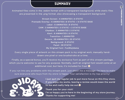 Halloween Twitch Overlay Pack Cat Stream Vtuber Animation Overlaye Kitty Cute Spooky Full Streaming Package Obs Streamlabs Lofi Aesthetic