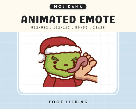 Christmas Grinch Licking Emotes