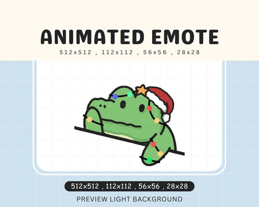 Animated Xmas Kawaii Emote Vtuber Streaming Youtube Discord