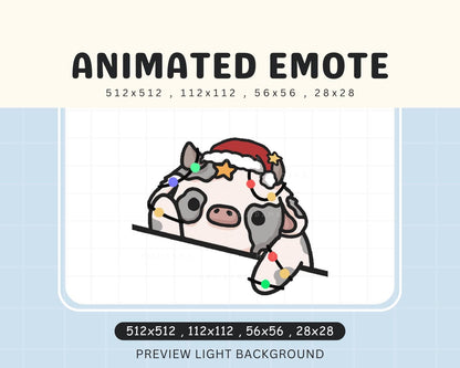 Animated Xmas Kawaii Emote Vtuber Chibi Streaming Youtube Discord