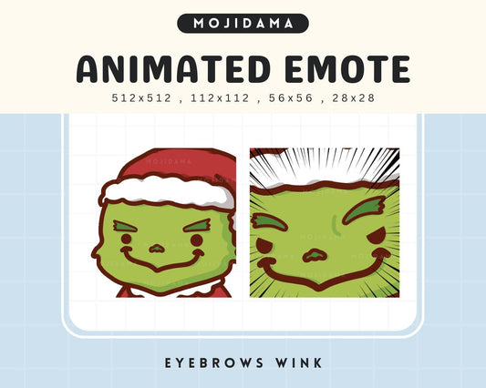 Animated Grinch Twitch Emotes