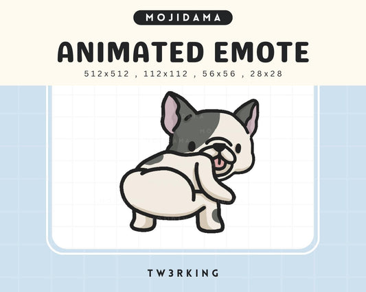 Twerking Dog Twitch Emotes French Bulldog
