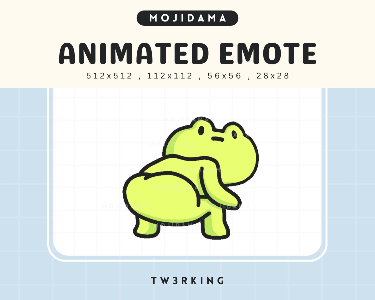Twerking Frog Emotes Animation Twitch