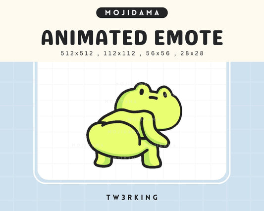 Twerking Frog Emotes Animation Twitch
