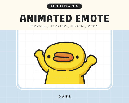 Dabz Duck Twitch Emotes Animation