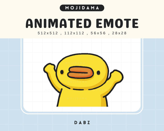 Dabz Duck Twitch Emotes Animation